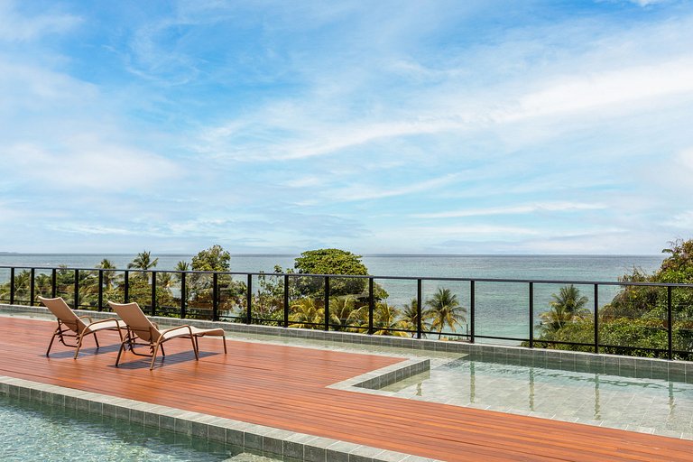 Flat Luxo c/ varanda 30m praia #112