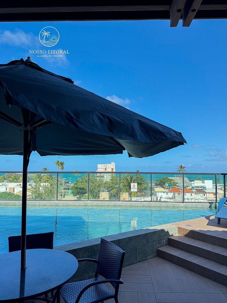 Apto LUXO 1 Quarto piscina privativa #V104